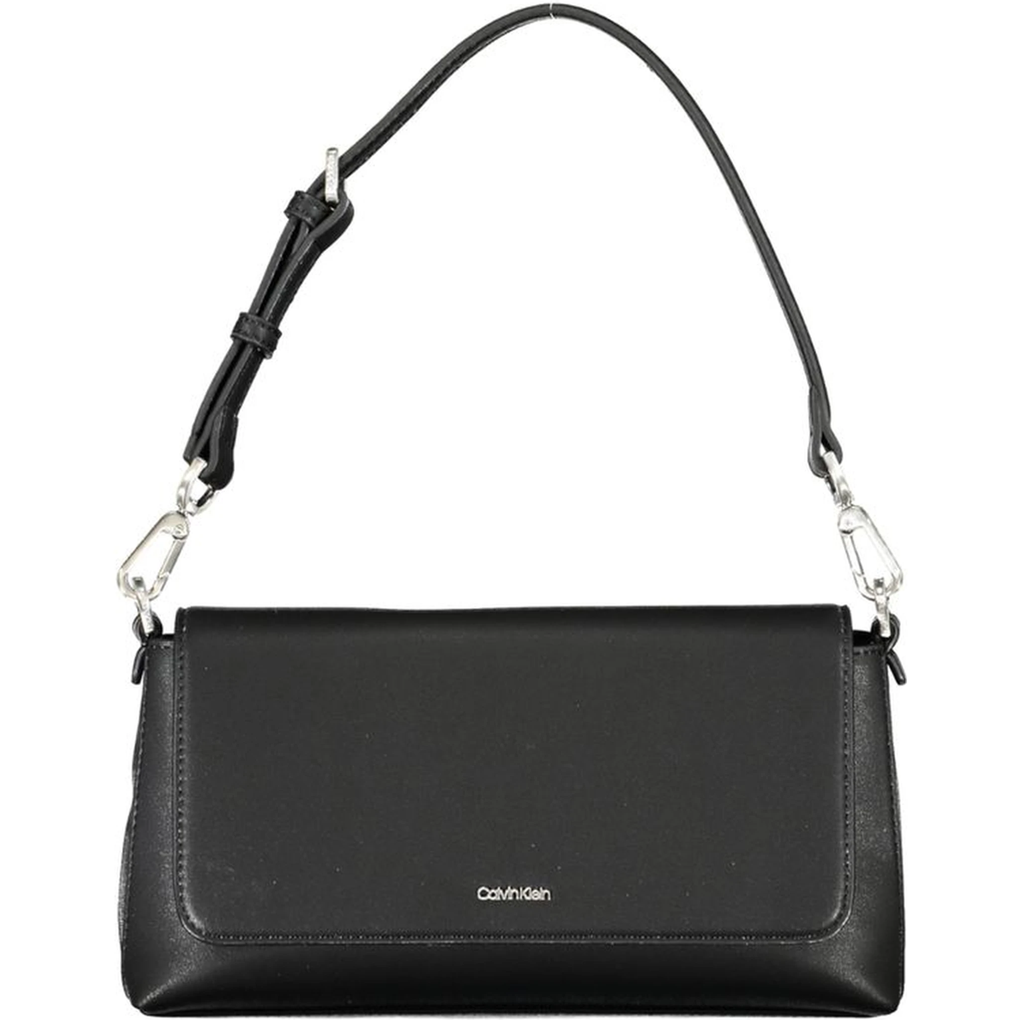 Black Polyester Handbag