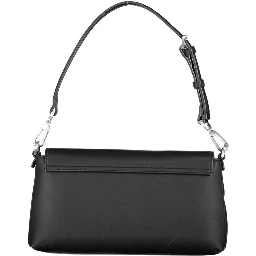 Black Polyester Handbag