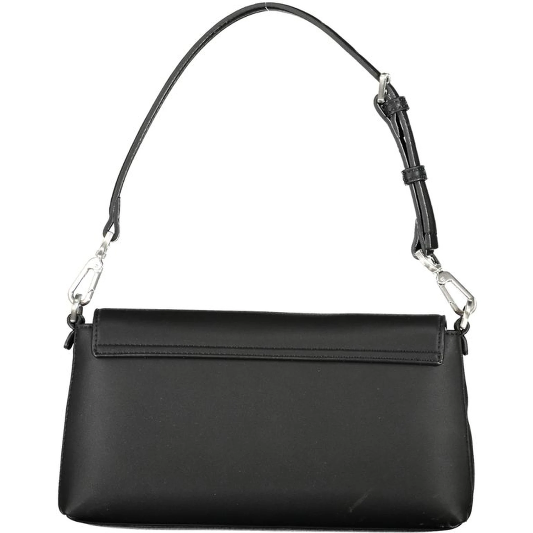 Black Polyester Handbag