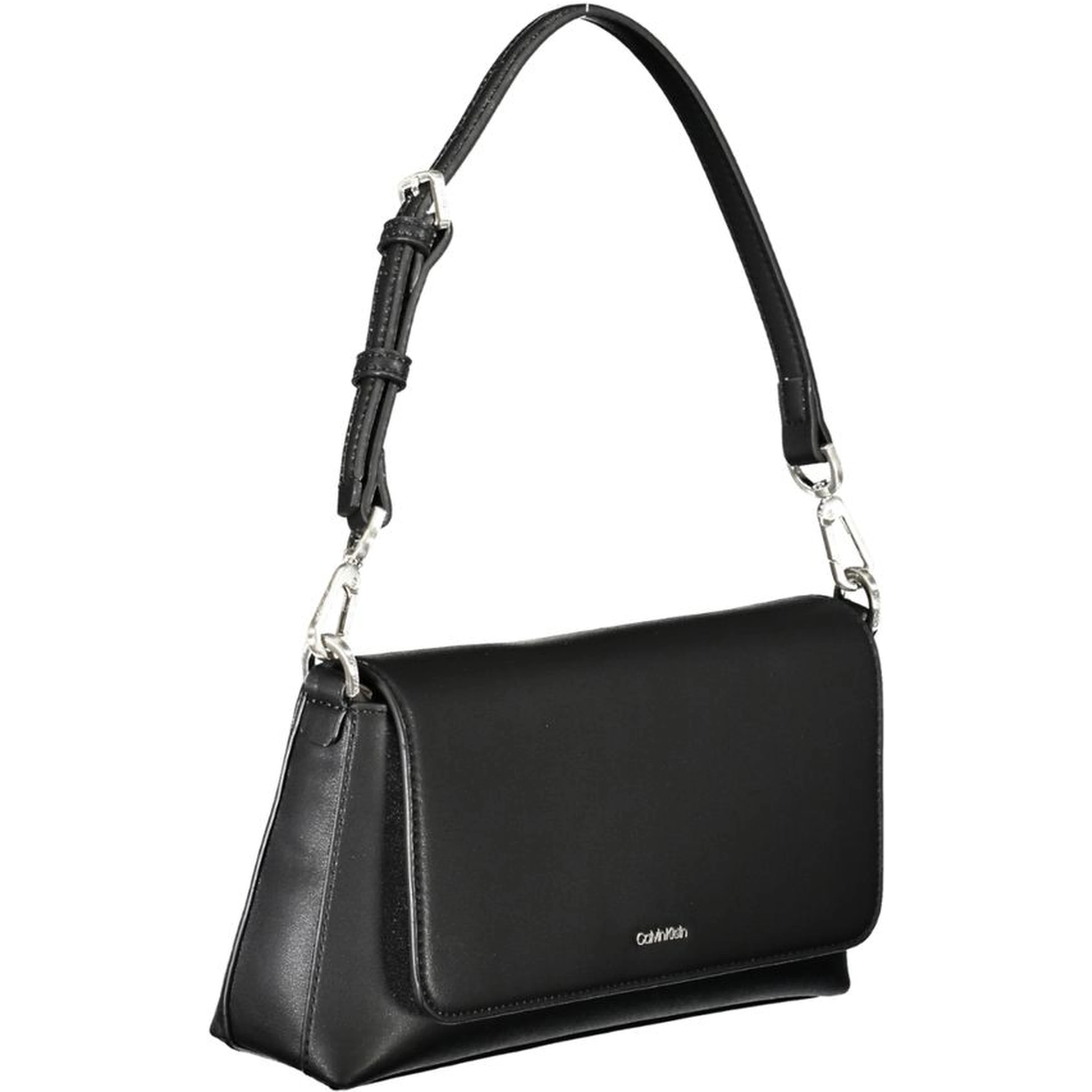 Black Polyester Handbag