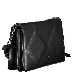 Black Polyester Handbag
