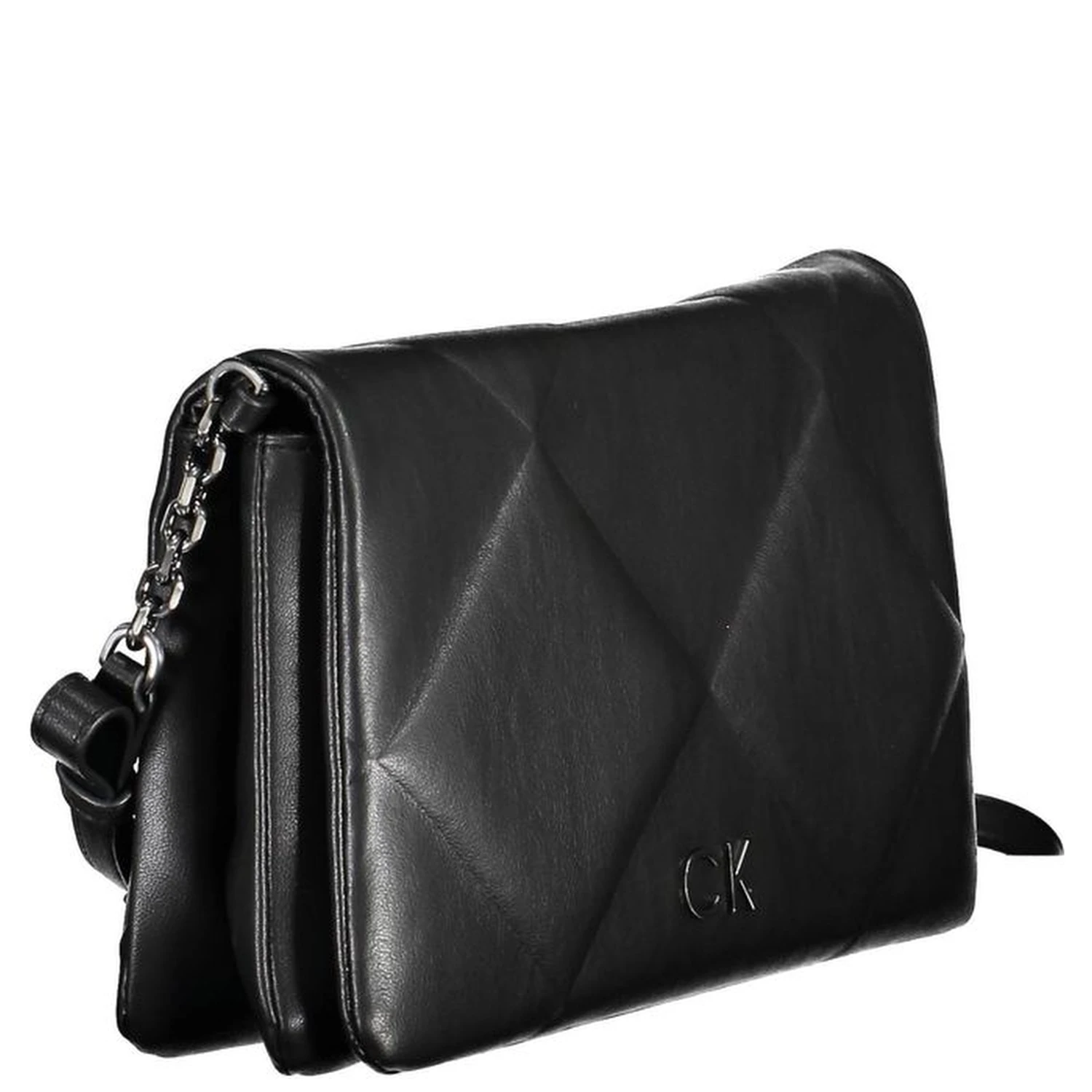 Black Polyester Handbag