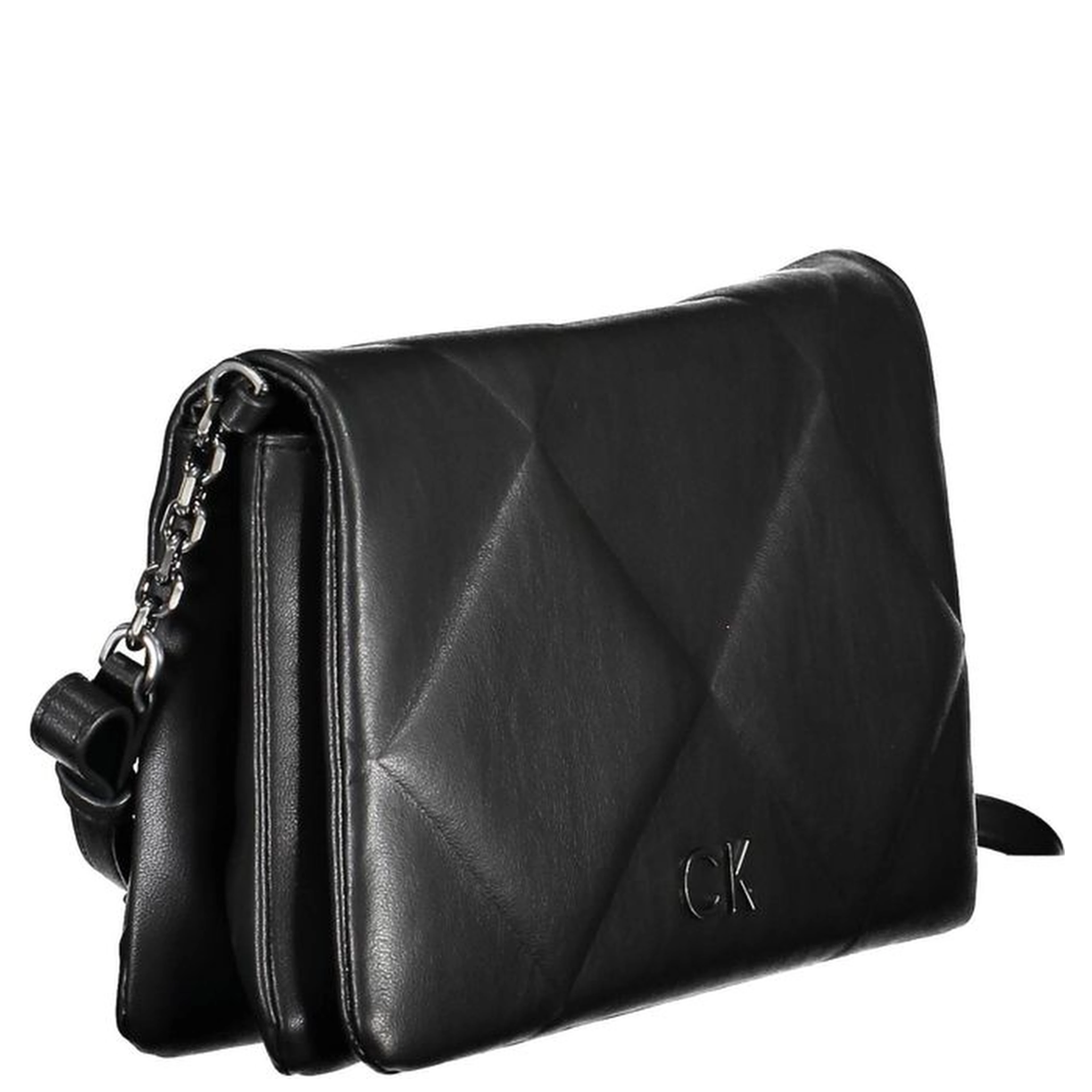 Black Polyester Handbag