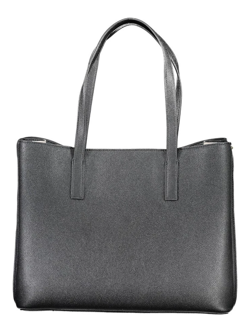 حقيبة يد من البولي إيثيلين الأسود