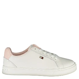 White Polyester Sneaker