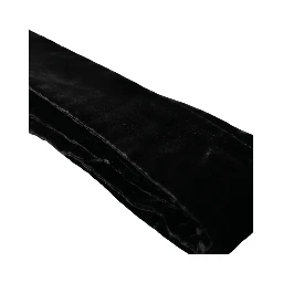 Black Viscose Wide Waist Women Belt