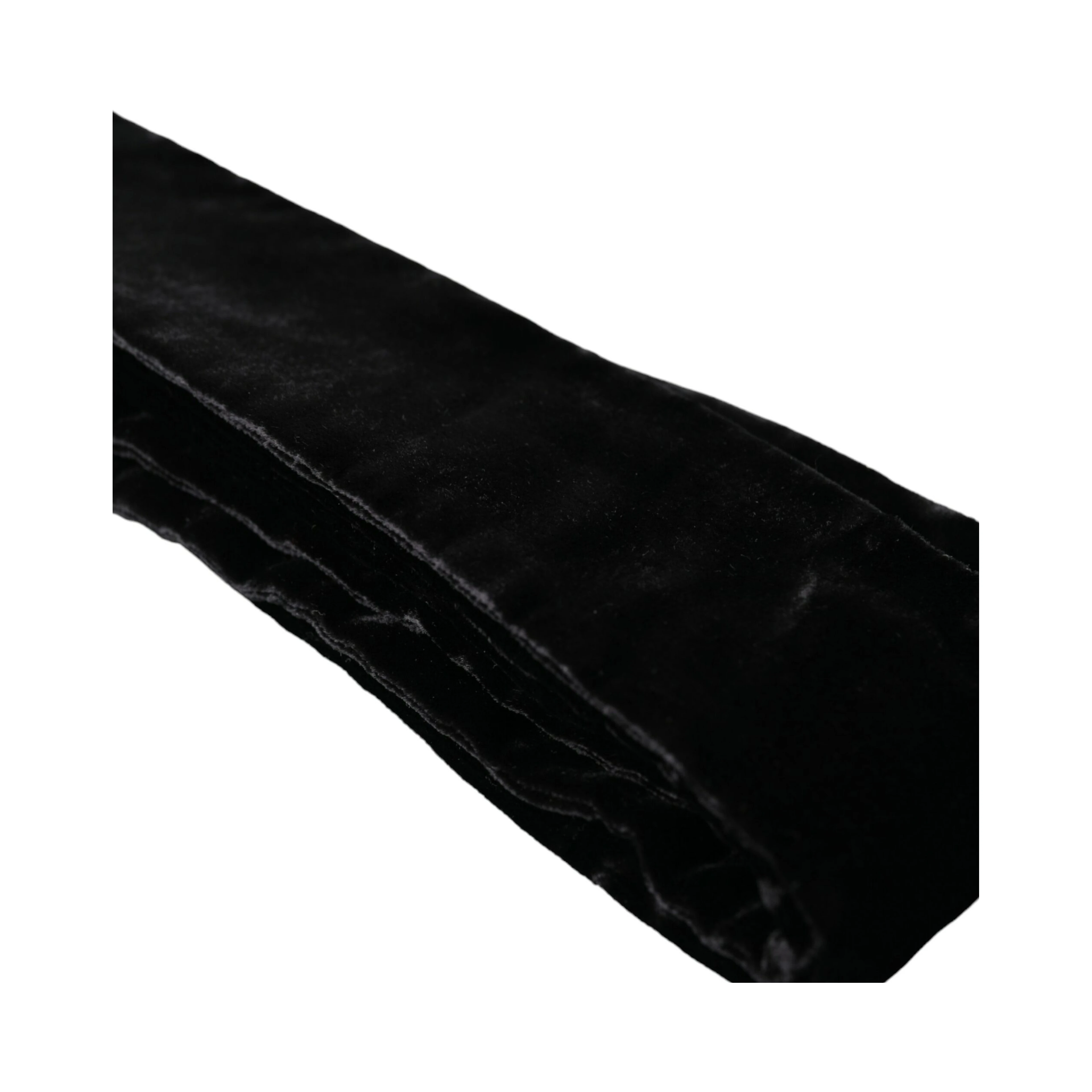 Black Viscose Wide Waist Women Belt