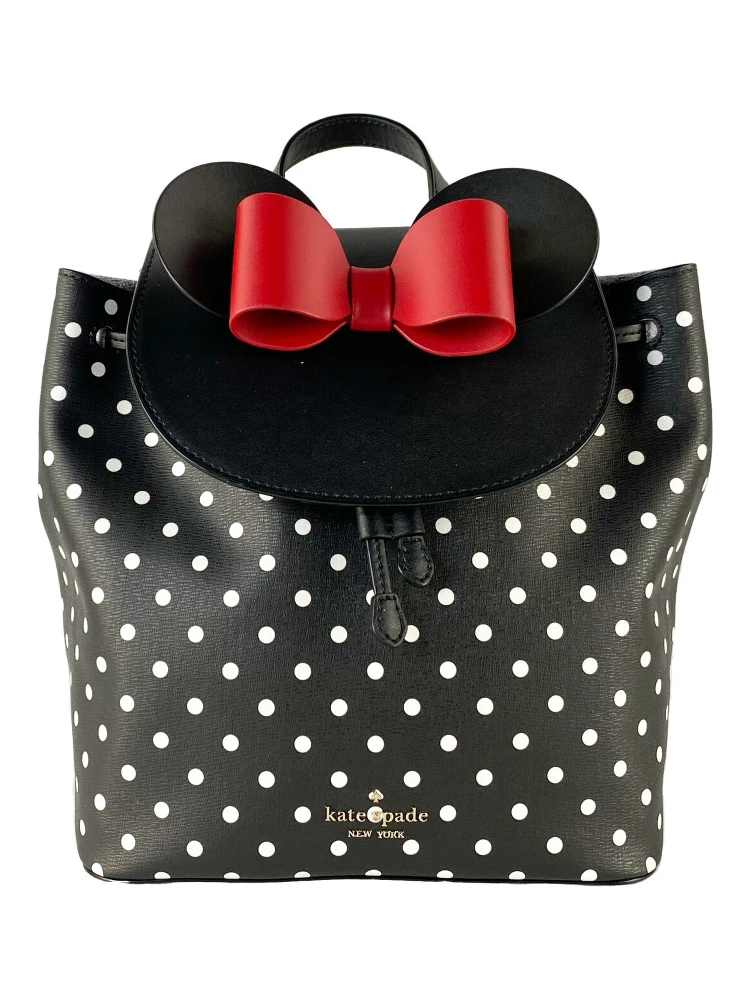 Disney Minnie Mouse Medium Leather Backpack Bookbag Bag