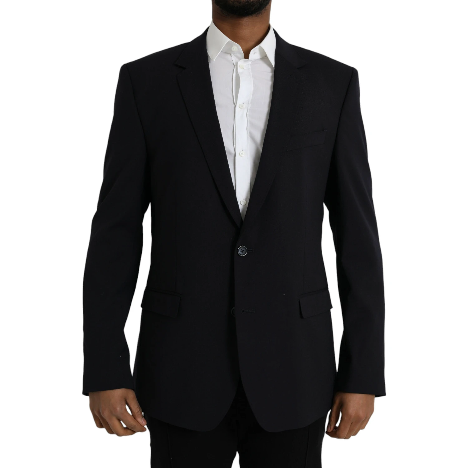 Black MARTINI Single Breasted Coat Blazer