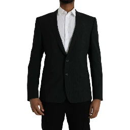 Blue GOLD Notch Single Breasted Coat Blazer
