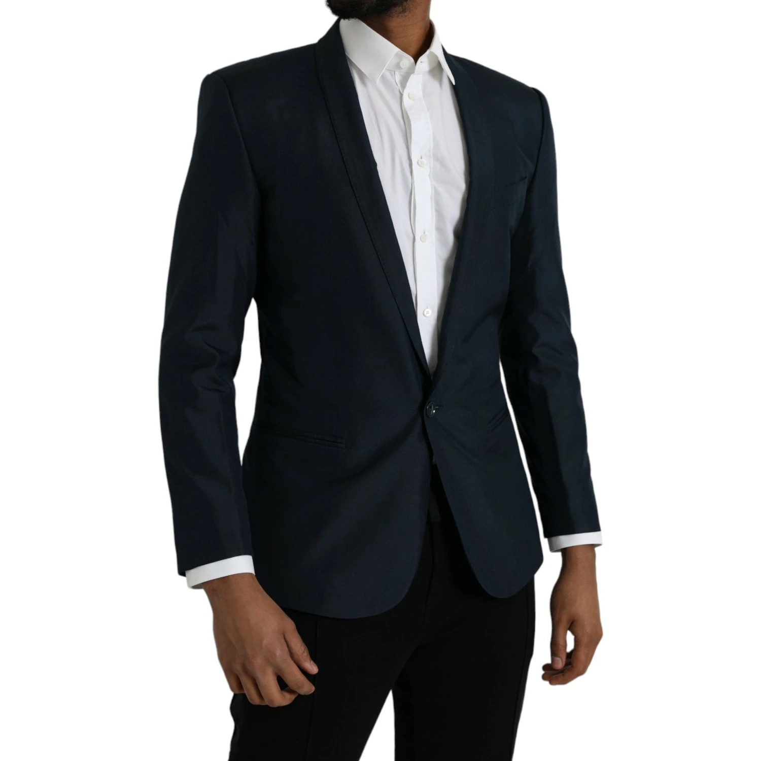 Blue GOLD Notch Single Breasted Coat Blazer