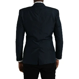 Blue GOLD Notch Single Breasted Coat Blazer