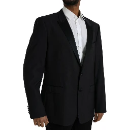 Blue MARTINI Single Breasted Coat Blazer