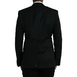 Black Wool MARTINI Single Breasted Blazer