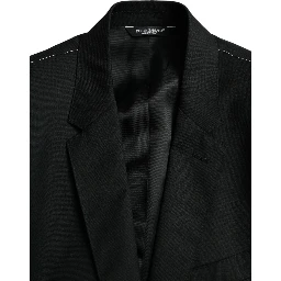 Black Wool MARTINI Single Breasted Blazer
