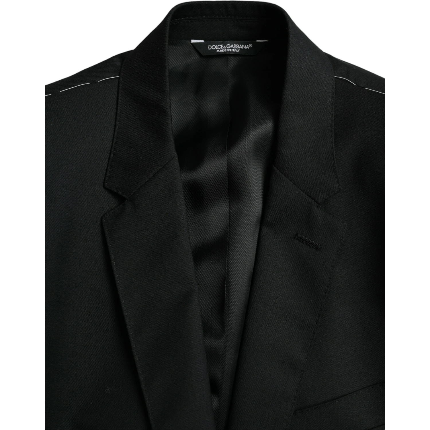 Black Wool MARTINI Single Breasted Blazer