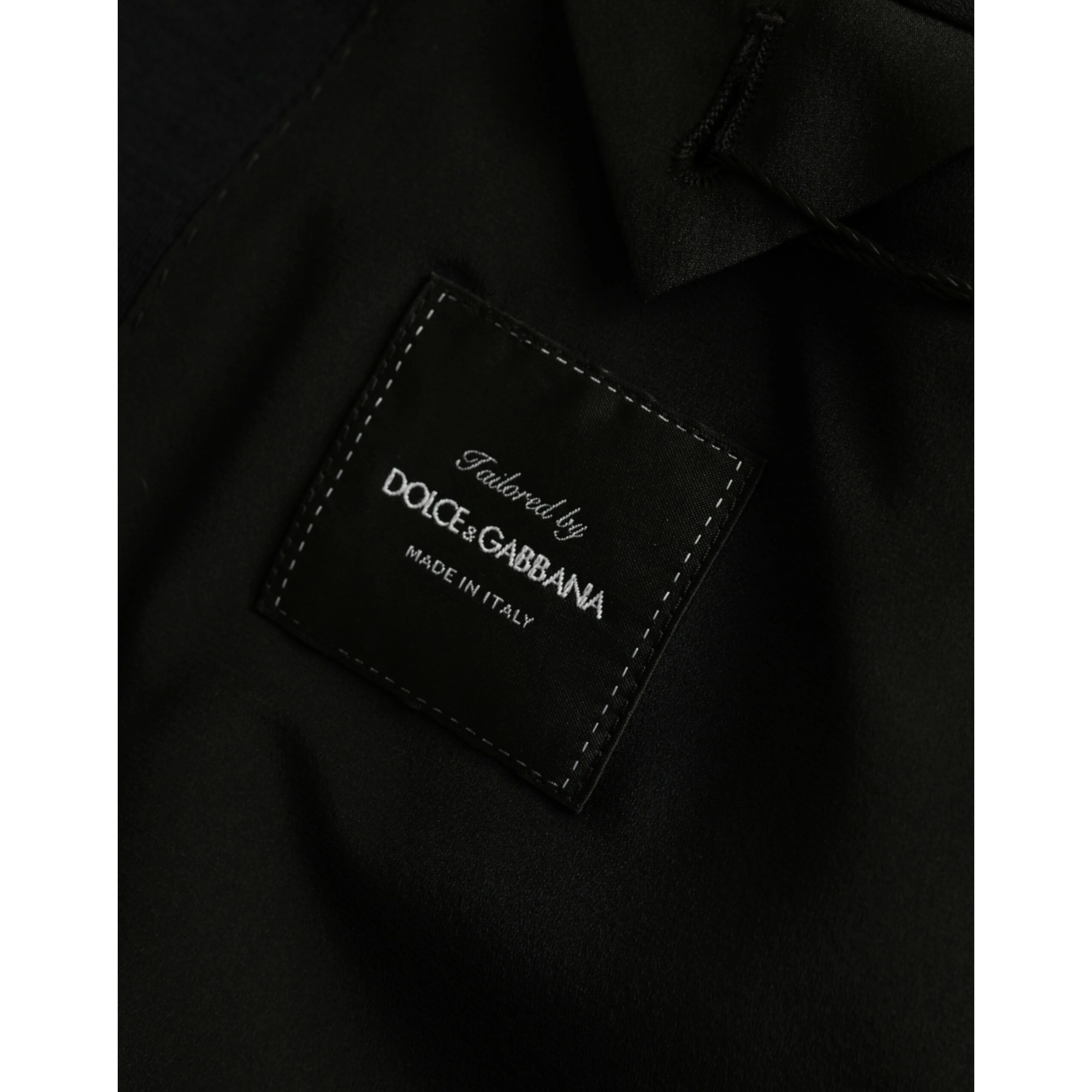 Black Wool Notch Single Breasted Coat Blazer