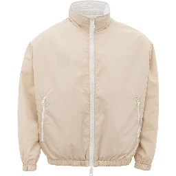 Beige Polyamide Bomber