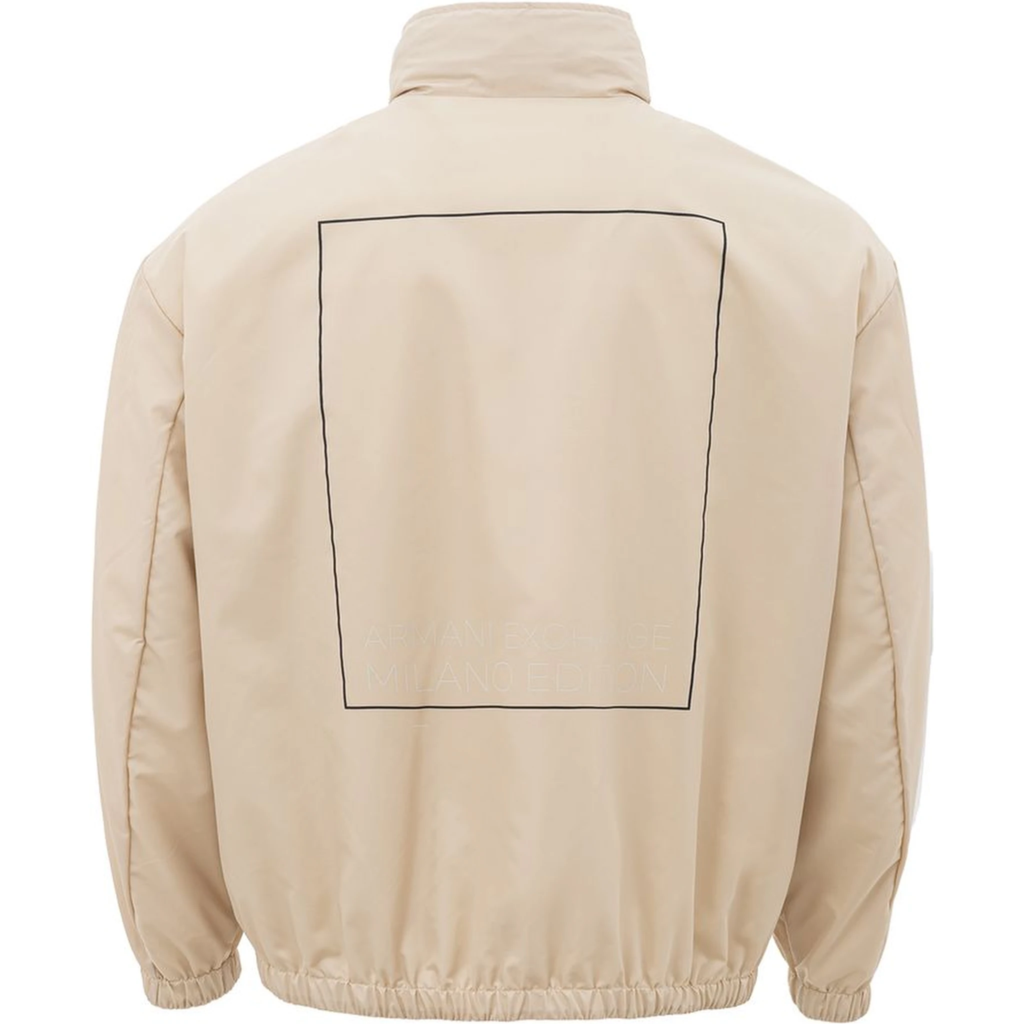 Beige Polyamide Bomber