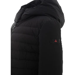 Black Polyamide Full-Length Jacket