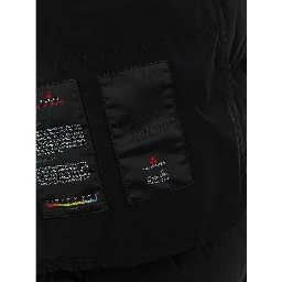 Black Polyamide Full-Length Jacket