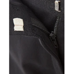 Black Cotton Chino Pants