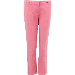 Pink Cotton Chino Pants