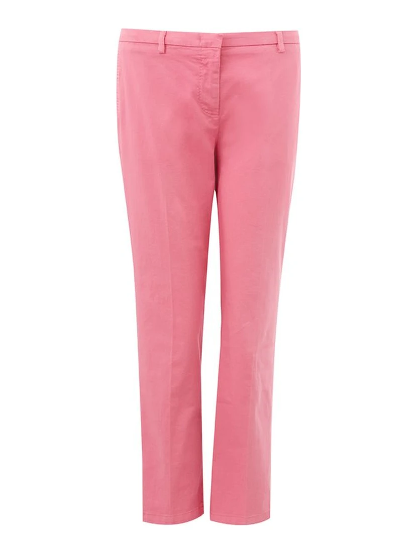 Pink Cotton Chino Pants