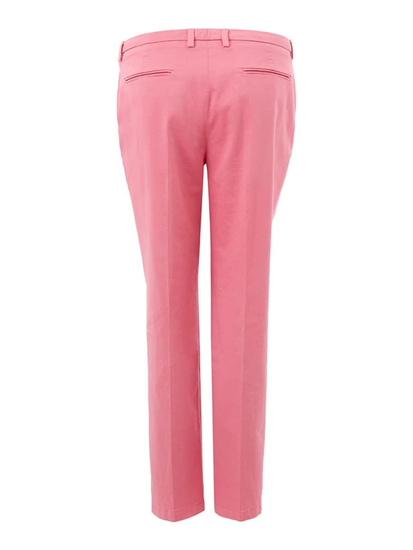 Pink Cotton Chino Pants
