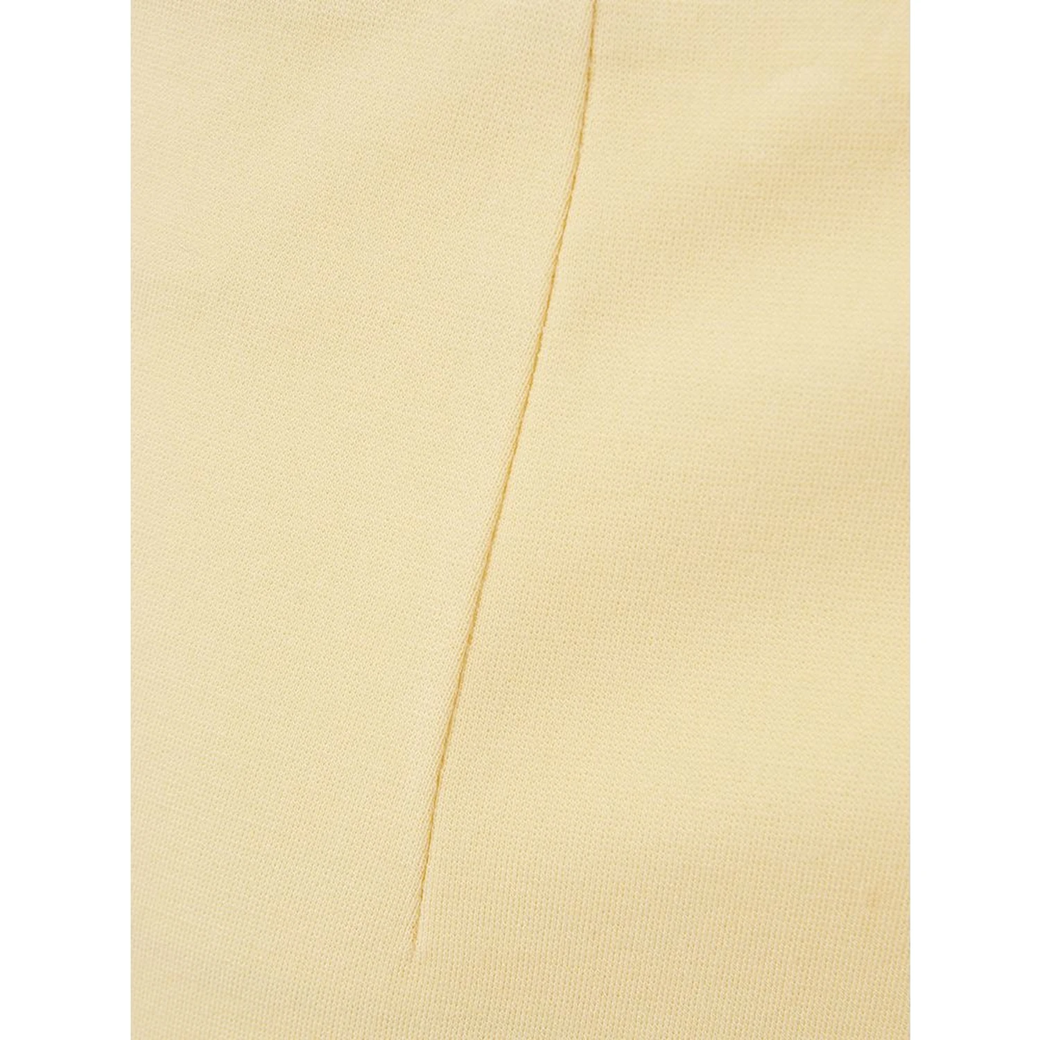 Yellow Viscose Midi Skirt