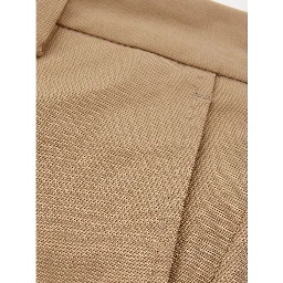 Brown Cotton Chino Pants
