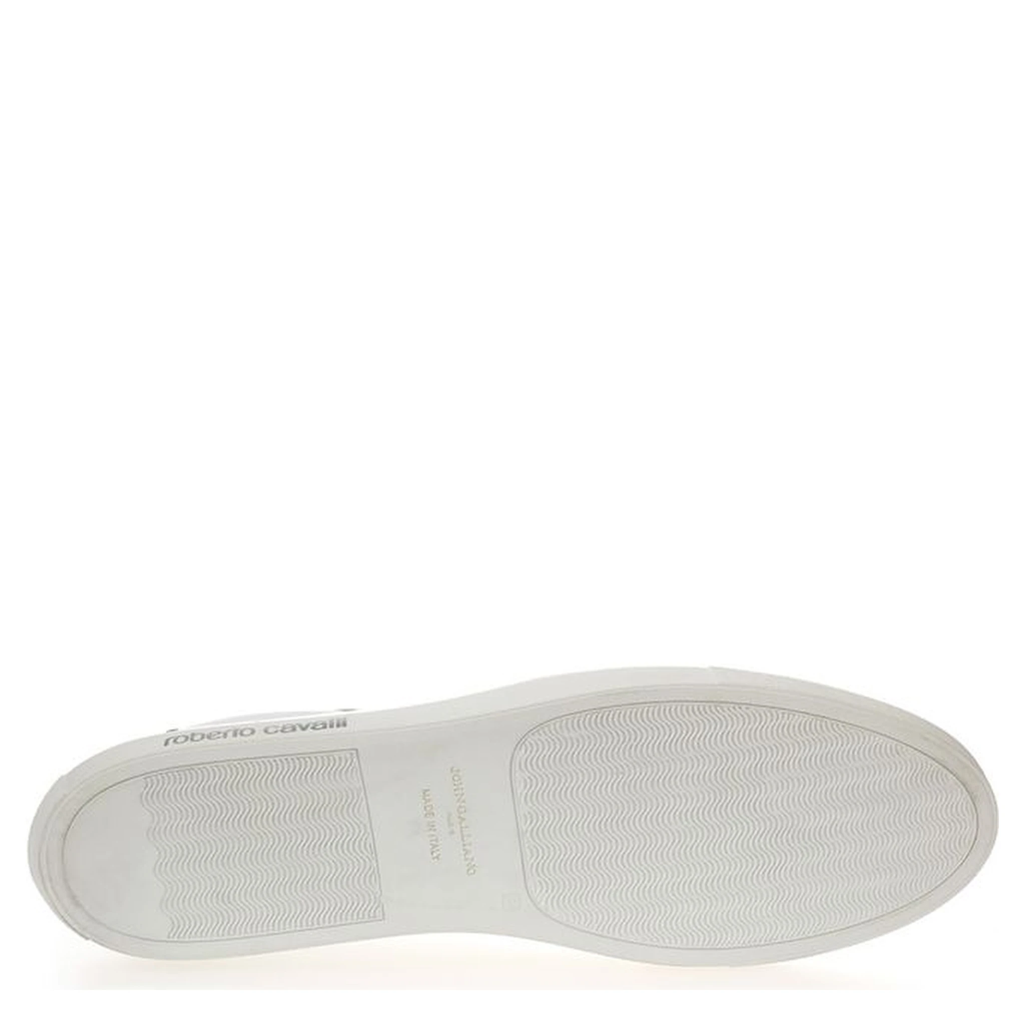 White Leather Low Top Sneakers