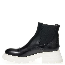 Black Leather Chelsea Boots