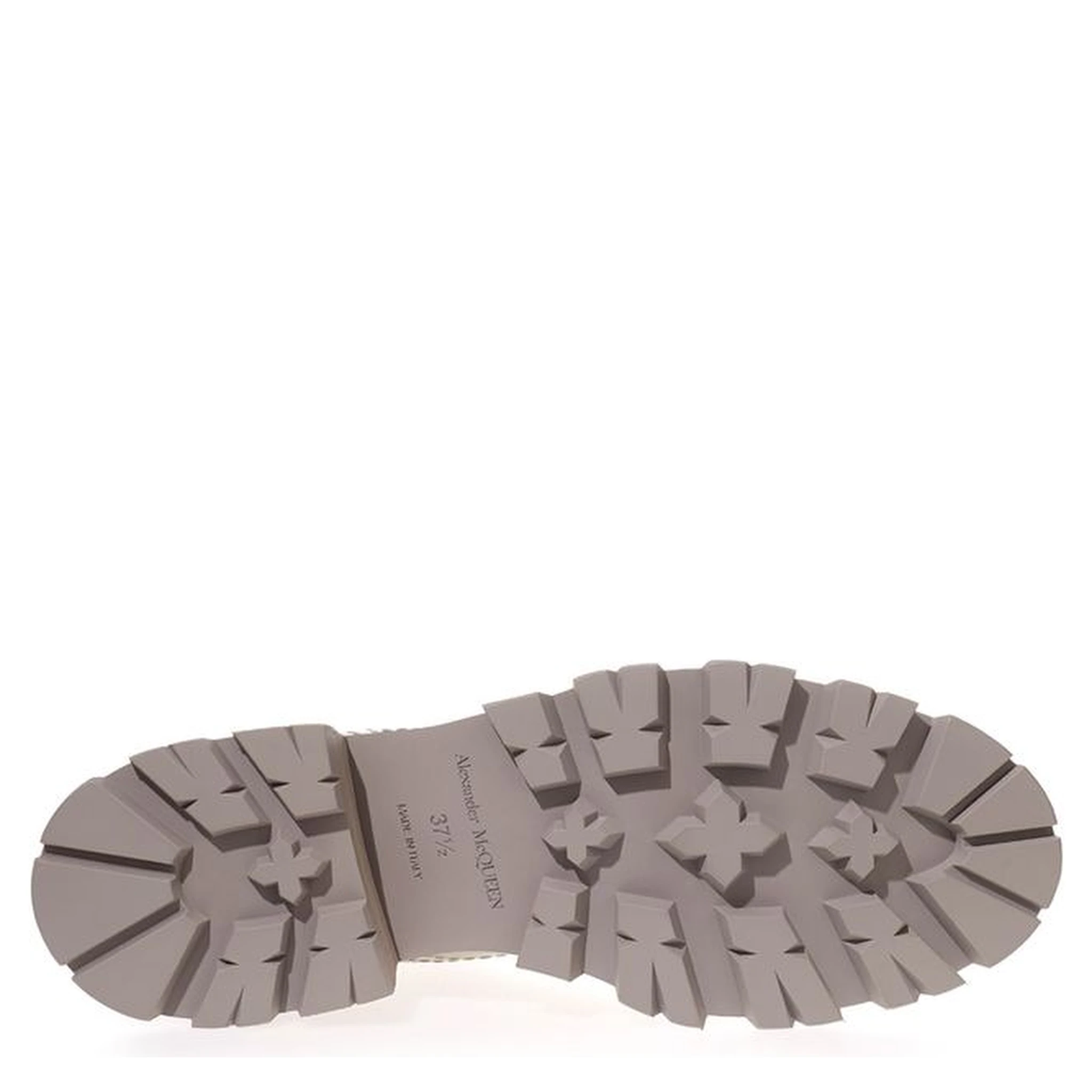 Beige Leather Chelsea Boots