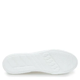 White Leather Athletic Sneakers