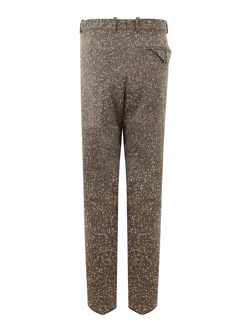 Multicolor Viscose Casual Pants