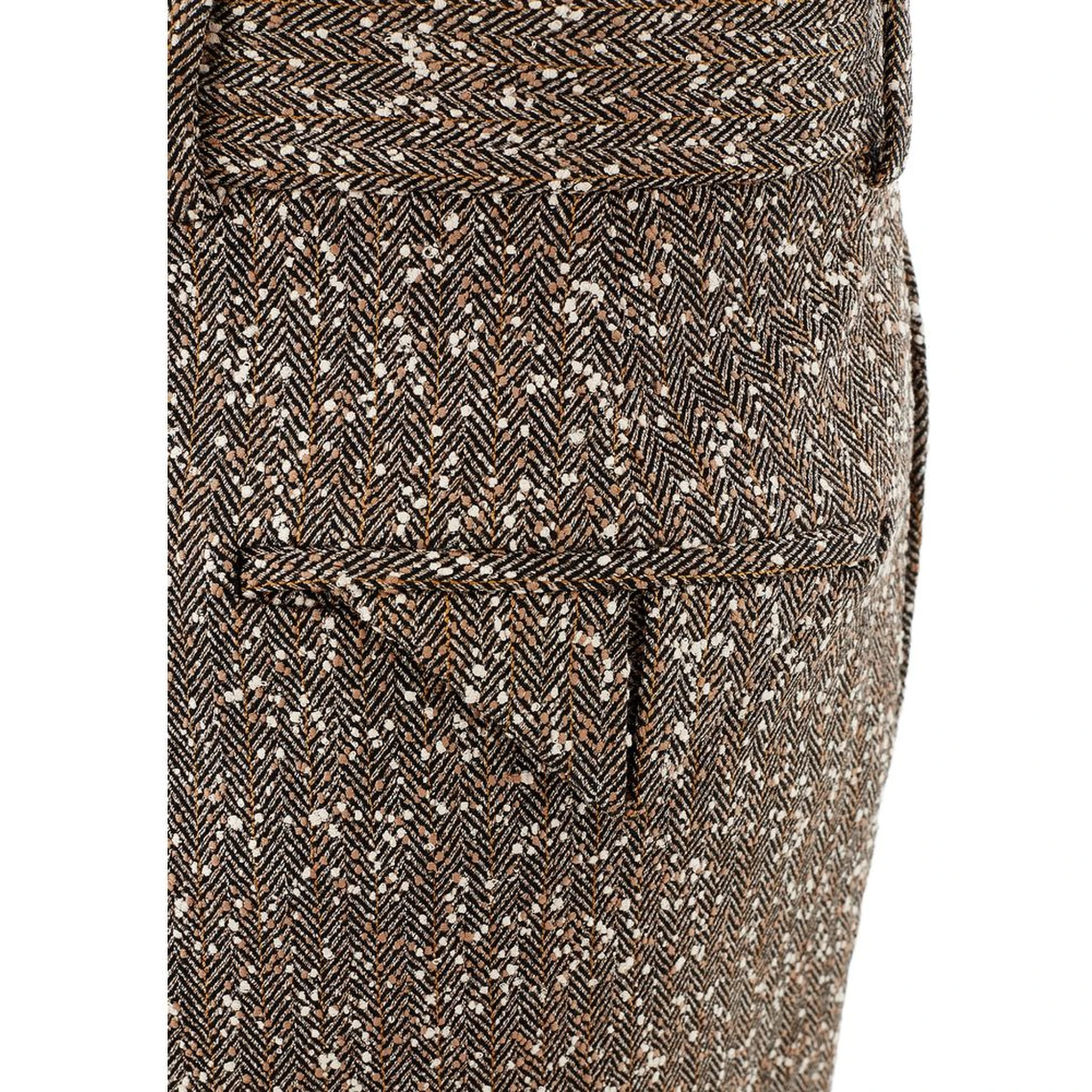 Multicolor Viscose Casual Pants