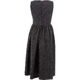 Black Polyethylene Casual Dress