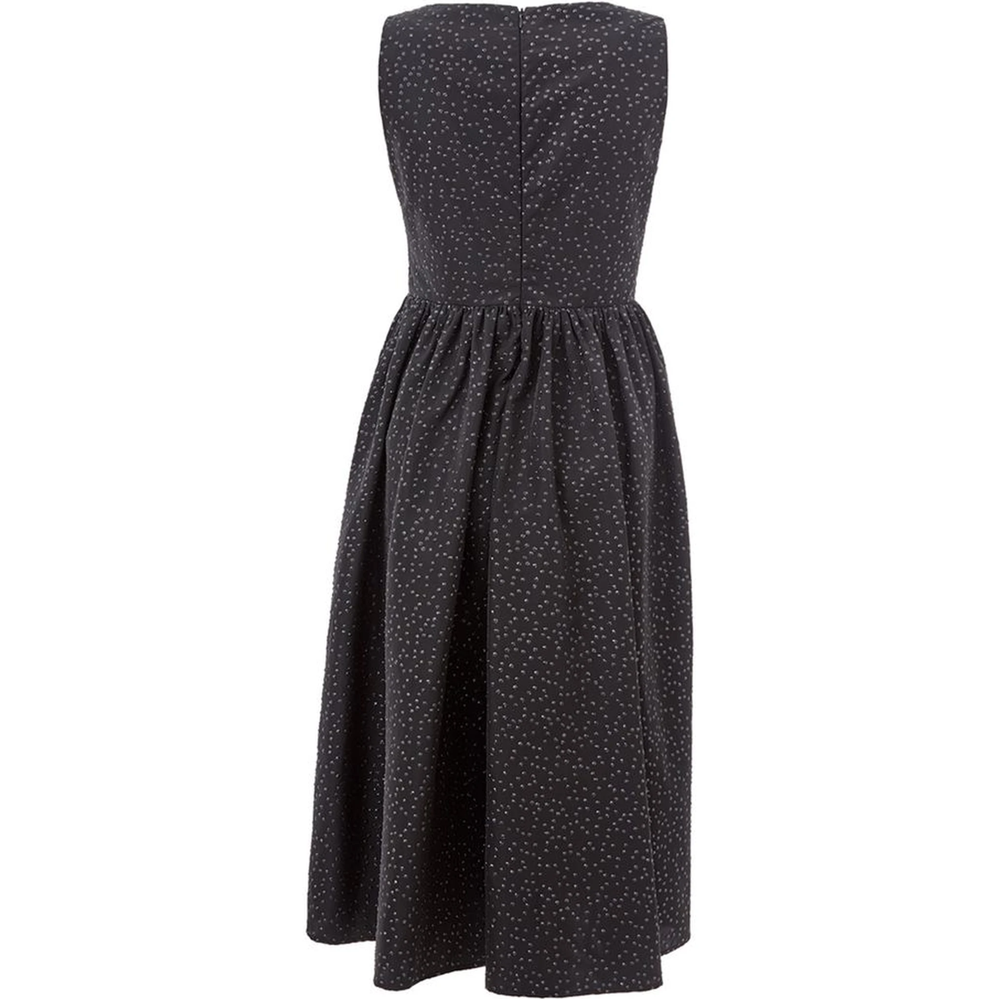 Black Polyethylene Casual Dress