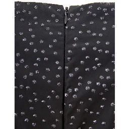 Black Polyethylene Casual Dress