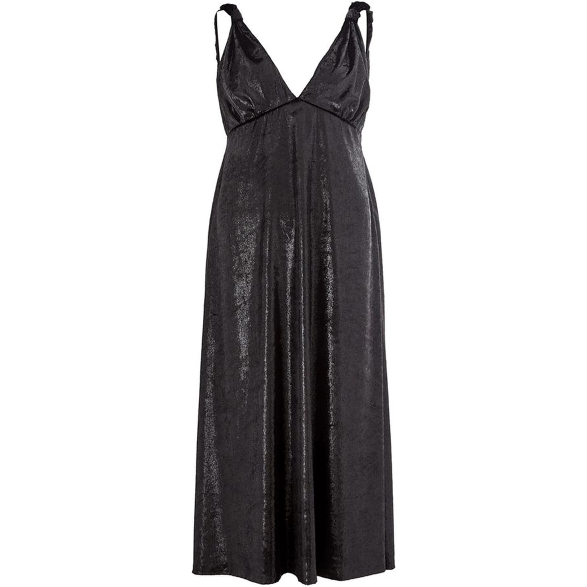 Black Polyester Cocktail Dress