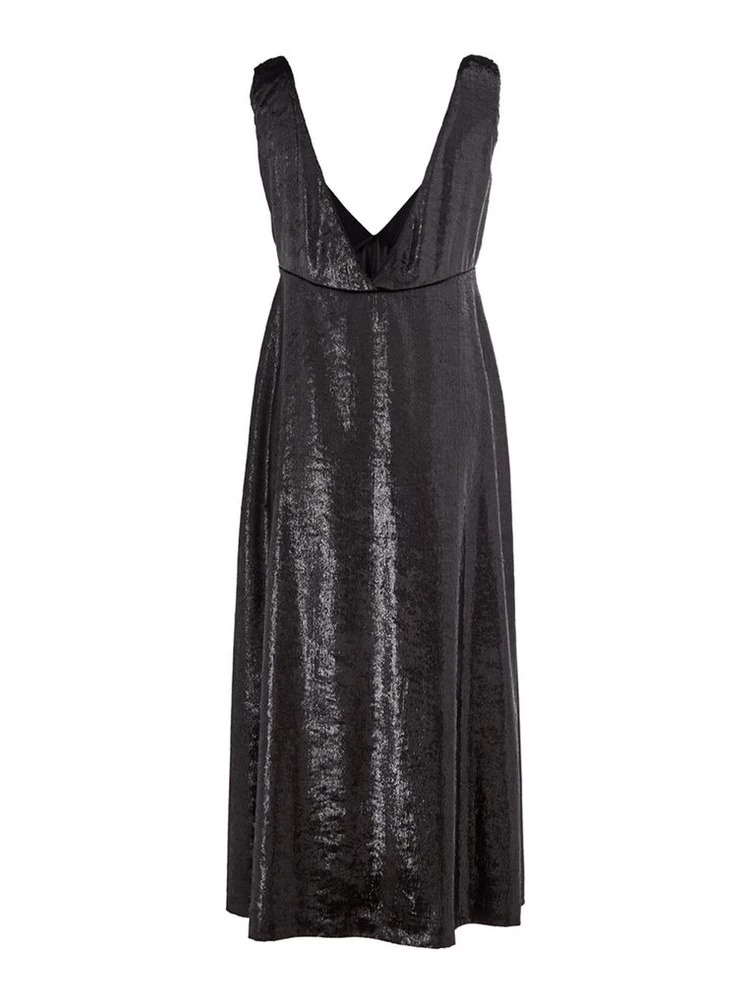 Black polyester cocktail women's dress. alternative