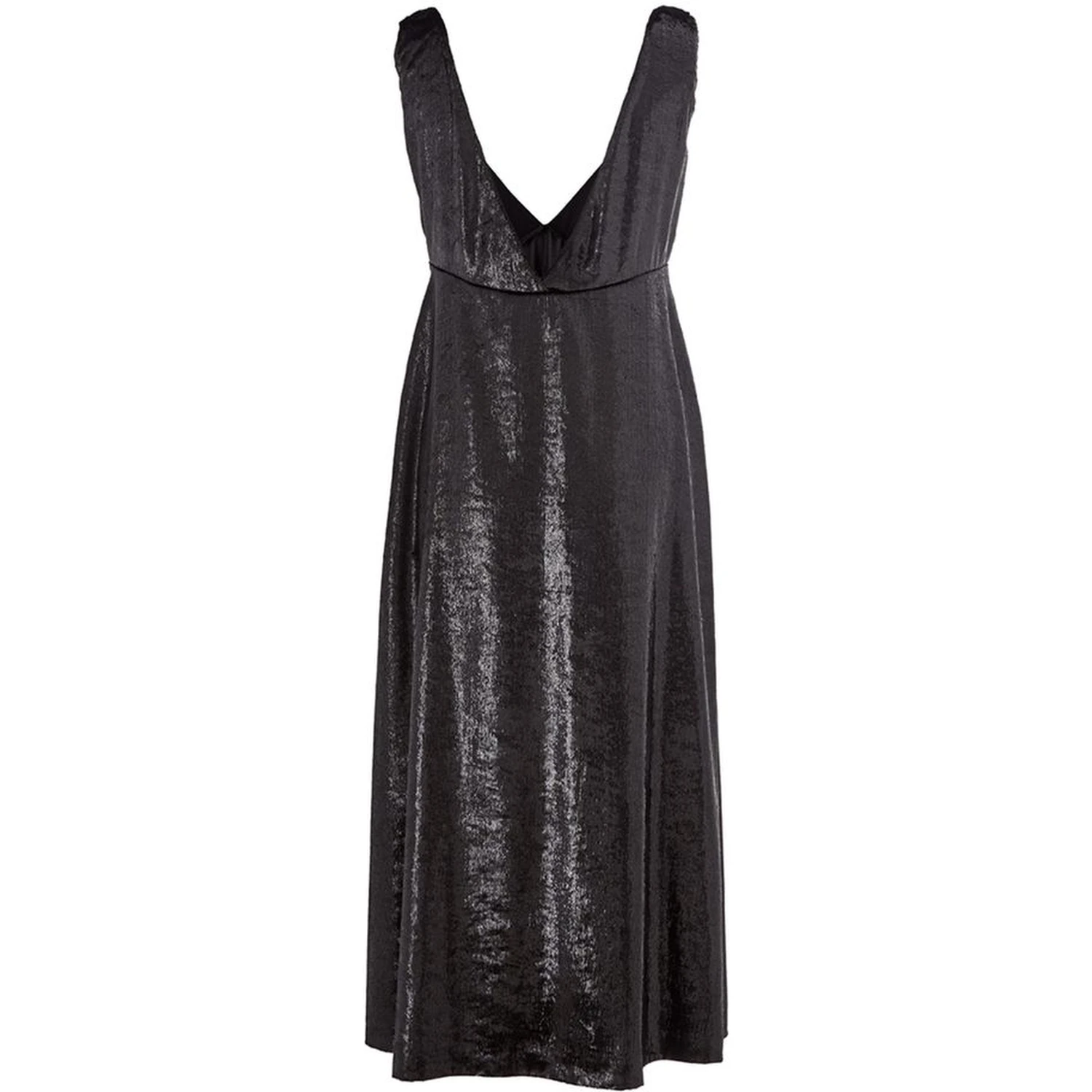Black polyester cocktail women's dress.