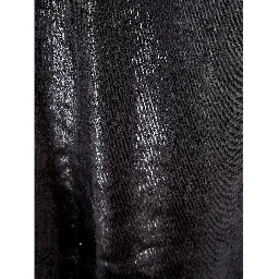 Black Polyester Cocktail Dress