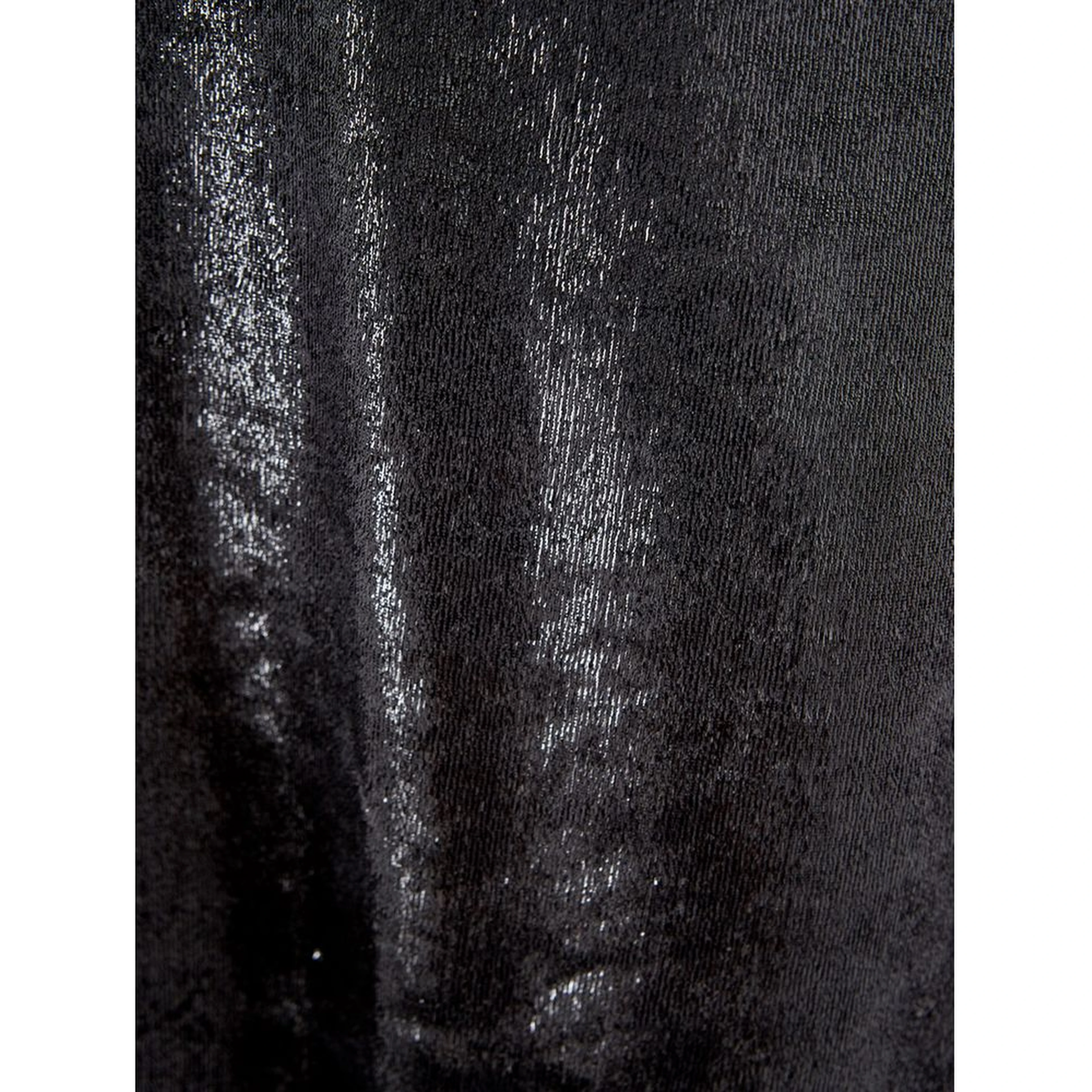 Black polyester cocktail women's dress.