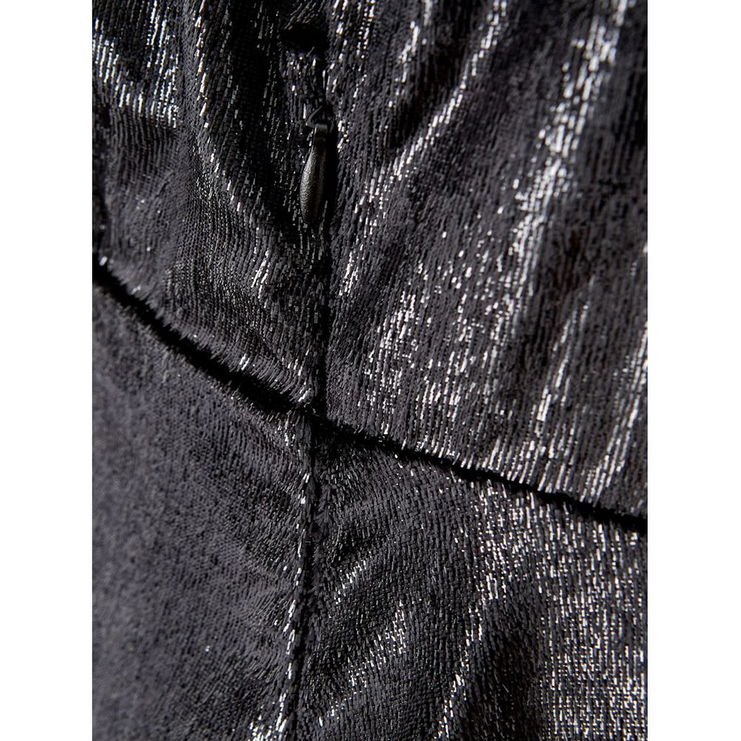 Black polyester cocktail women's dress.