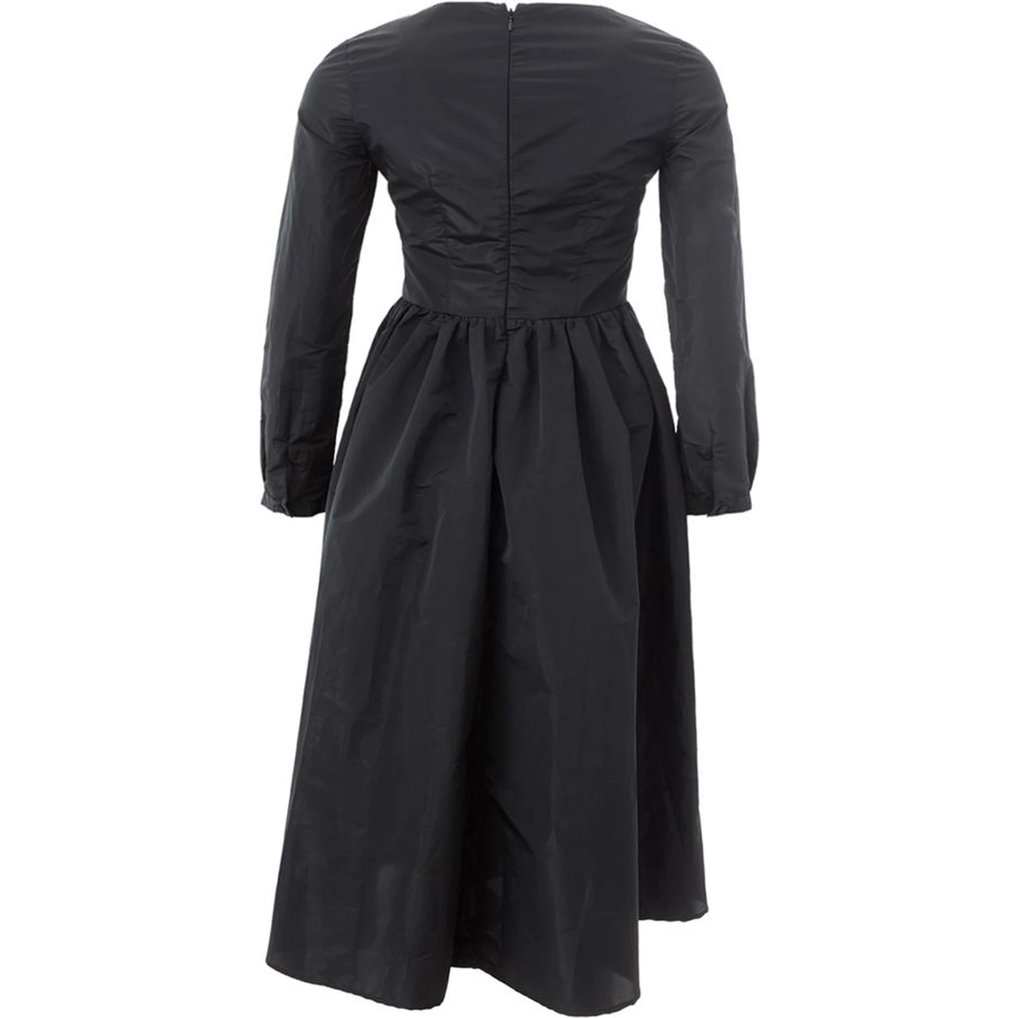 Black Polyester Cocktail Dress