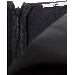 Black Polyester Cocktail Dress