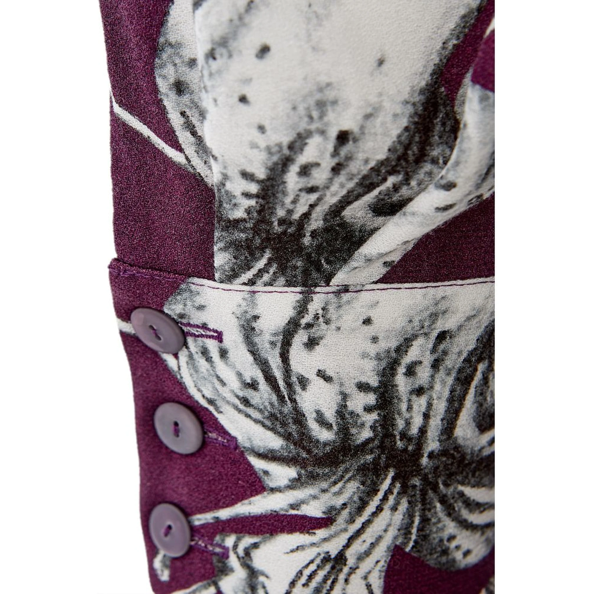 Purple Viscose Casual Dress