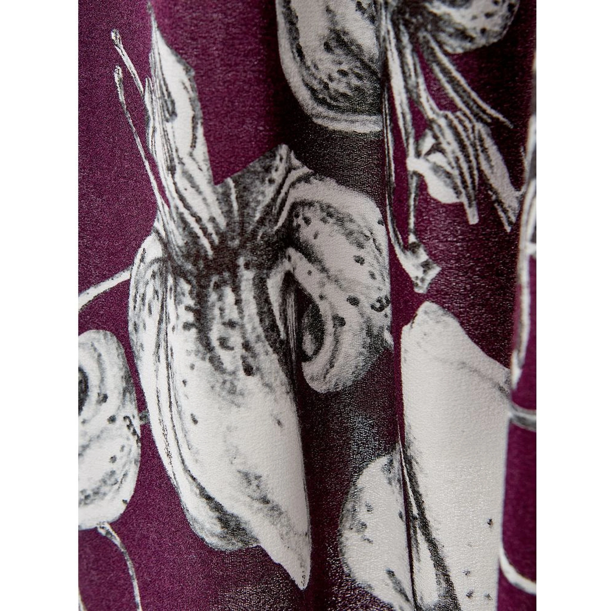 Purple Viscose Casual Dress